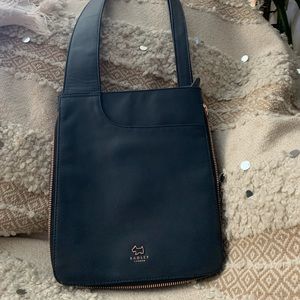 NWOT beautiful rich navy blue shoulder purse